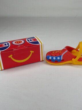 McDonald's All-American Games Crocs Toy #1 Red Team Jersey Keychain with Box